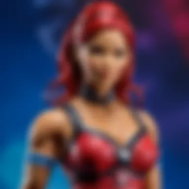 Detailed close-up of a WWE wrestling doll's intricate design