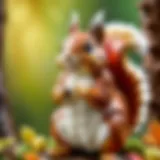 Exquisite Handcrafted Squirrel Figurine Exquisite Handcrafted Squirrel Figurine