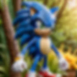 Exquisite 48-Inch Sonic Plush in Action