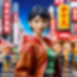 Intricate Figma design with Japanese pop culture elements