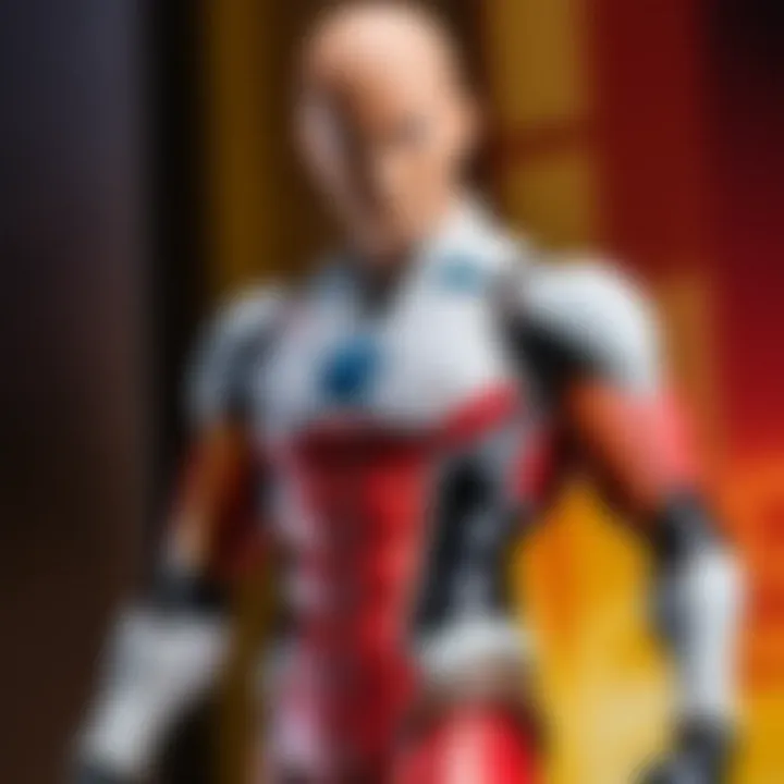 Figma and Saitama Crossover Art