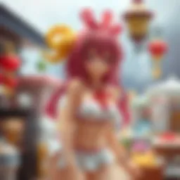 An intricate dish represented in the series, showcasing vibrant colors and textures.