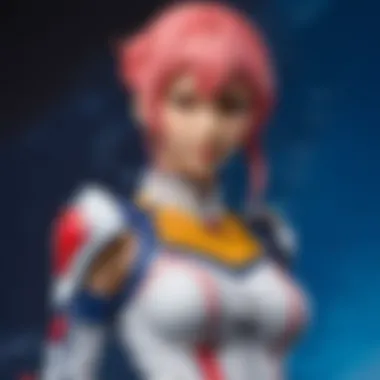 Futuristic Finds: Online Cosplay Couture Intricate cosplay costumes showcased in a futuristic online store