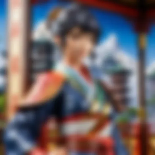 Close-up view of intricately designed Genshin trading cards showcasing character art and elements.