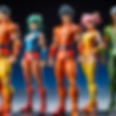 Global Collector's Display of Manga Action Figures