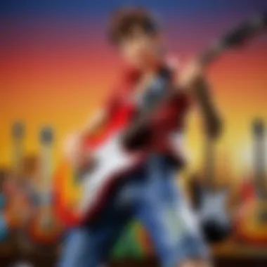 Iconic Music Choices: A Look at Guitar Hero's Soundtrack Collection of iconic album covers representing songs available in Guitar Hero.