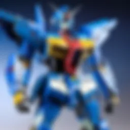 Gundam Blue Ray collection display