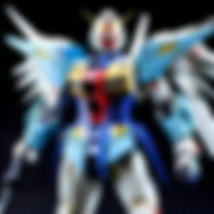 Collection of Gundam Wing figures