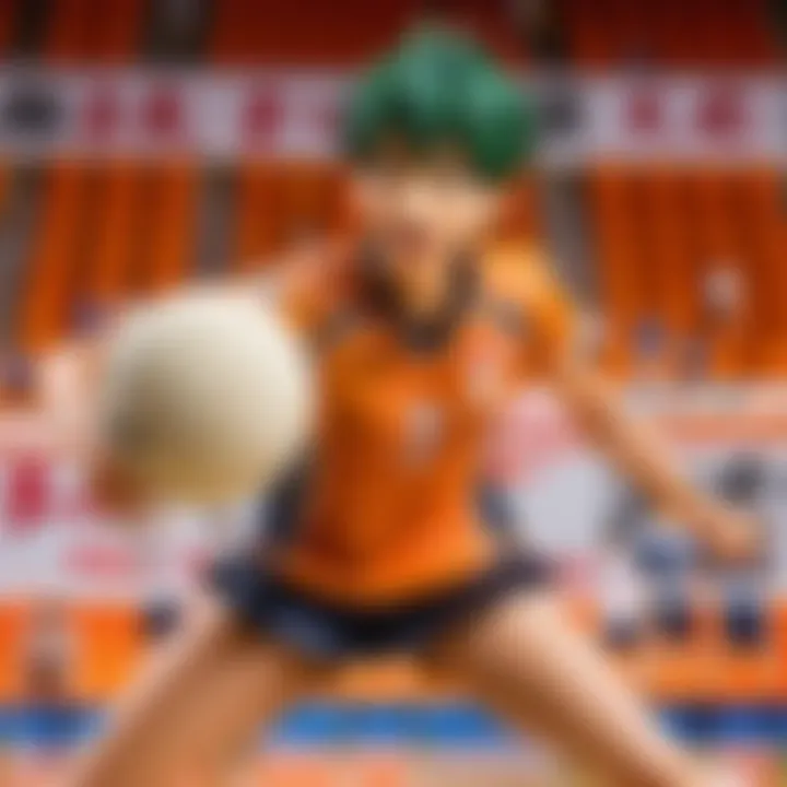 Intense volleyball match in Haikyu to the Top Part 2