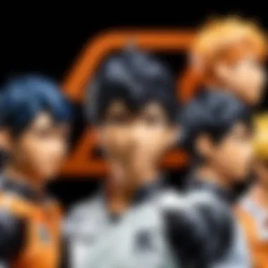 Key Characters and Their Unique Personalities in Haikyuu Illustration of key characters from Haikyuu highlighting their personalities