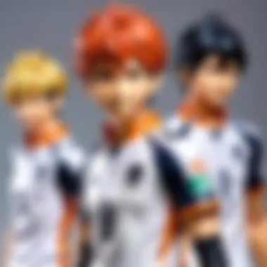 Teamwork and Strategy in a Pivotal Haikyuu Match Scene depicting a pivotal match in Haikyuu illustrating teamwork and strategy