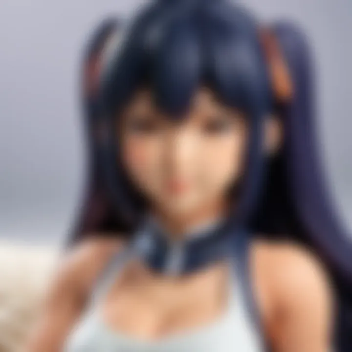Enthusiastic fans engaging with Hinata waifu pillow merchandise