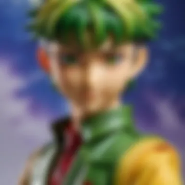Authenticity of Limited Edition Hunter x Hunter Packaging A focused shot on the packaging of a limited edition Hunter x Hunter figure, highlighting authenticity.