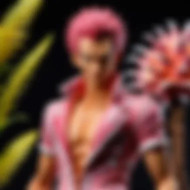 Intricate Design Features Intricate Design Features of Doflamingo Figure