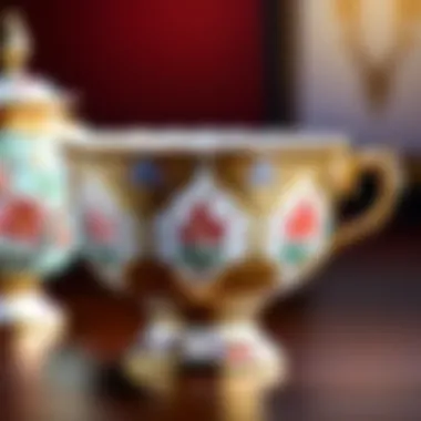 Intricate Gold Trim Noritake Teacup Intricate Gold Trim Noritake Teacup