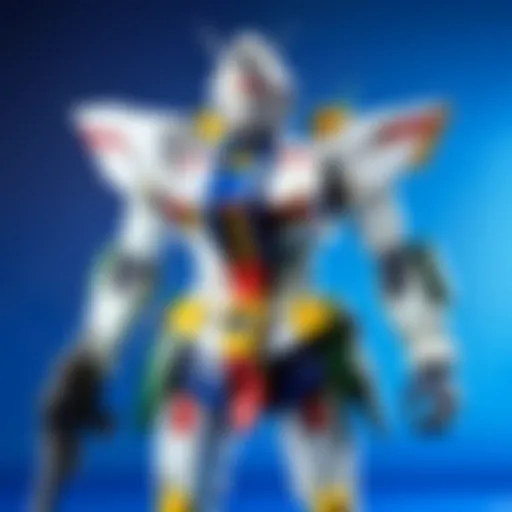 Intricate Gundam small figure design showcasing detailed craftsmanship