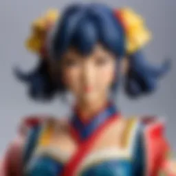 Intricate Japanese Plastic Figure Display