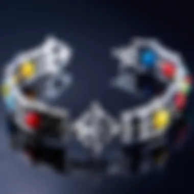 Keyblade-inspired Bracelet Intricate Keyblade Design Bracelet