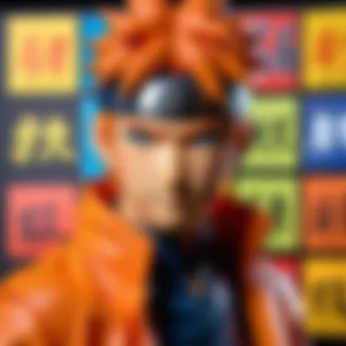 Exquisite Box Set Packaging Detail Close-up of intricate Naruto Blu-Ray Box Set packaging design