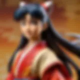An exquisite collection of Inuyasha figures showcasing different characters from the series.