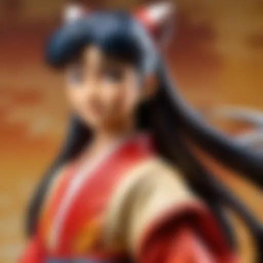 An exquisite collection of Inuyasha figures showcasing different characters from the series.