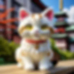 Adorable Japanese Cat Plushie