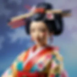 Exquisite Japanese Geisha Figure