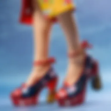 Elegance Redefined: Japanese Geisha-inspired Platform Shoes Japanese Geisha-inspired platform shoes