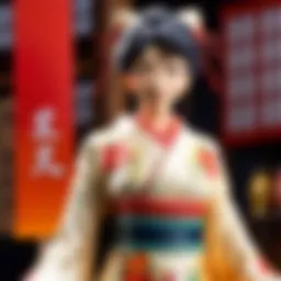 Detailed Japanese Plastic Figure showcasing intricate craftsmanship