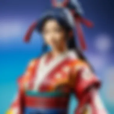 Elaborate Japanese Plastic Sculpture Detailed Japanese Plastic Figure