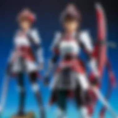 Japanese Plastic Figures Collection Inspired by Sword Art Online