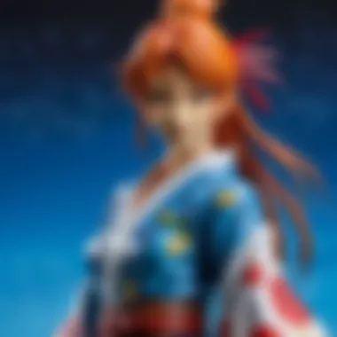 Captivating Realm of Japanese Plastic Figures Artistic representation of the captivating realm of Japanese plastic figures