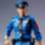 Japanese Police Action Figure in Dynamic Pursuit