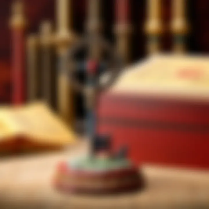 A collection of Kingdom Key replicas on display