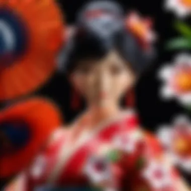Cultural Fusion in Kurumi Figure Design Kurumi figure showcasing cultural fusion
