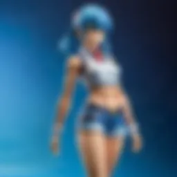 Stylish Anime Figure Display