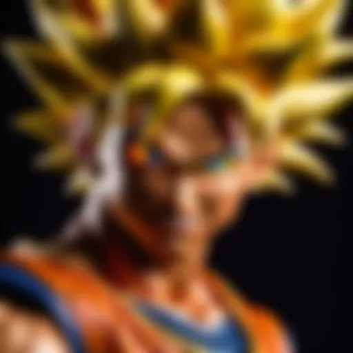 A visual representation of Saiyan lineage showcasing various characters
