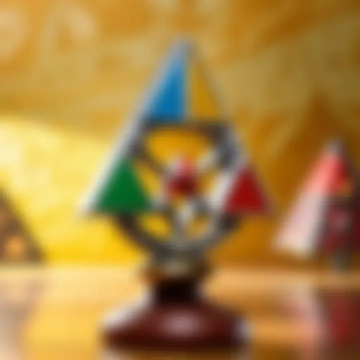 Triforce Symbol Statue