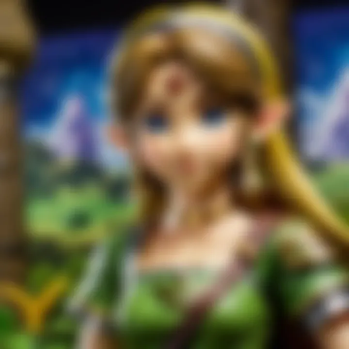 Gameplay scene featuring amiibo integration in Twilight Princess