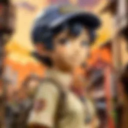 A vibrant collection of Made in Abyss shirts showcasing unique character designs