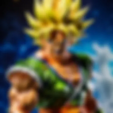Majestic Dragon Ball Z Broly Toy in Action Majestic Dragon Ball Z Broly Toy in Action