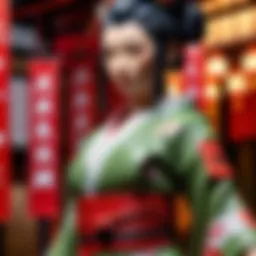 Majestic Geisha Warrior t-shirt design