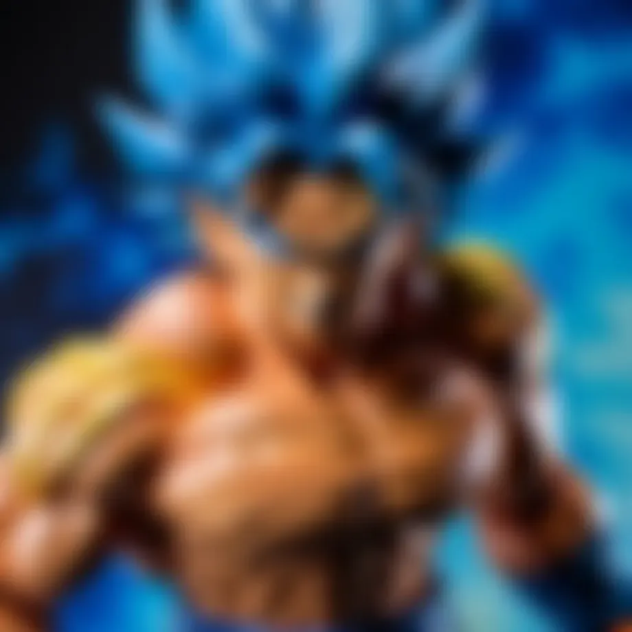 Masterfully Crafted Gogeta Blue Figure
