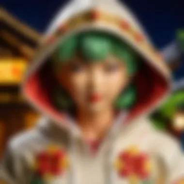 Intricate Himiko Toga Hoodie Stitching Intricate Himiko Toga Hoodie Stitching