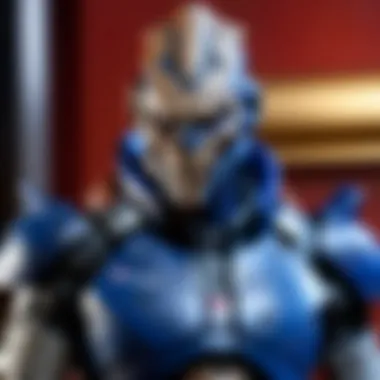 Meticulously Crafted Garrus Vakarian Sculpture Meticulously Crafted Garrus Vakarian Sculpture