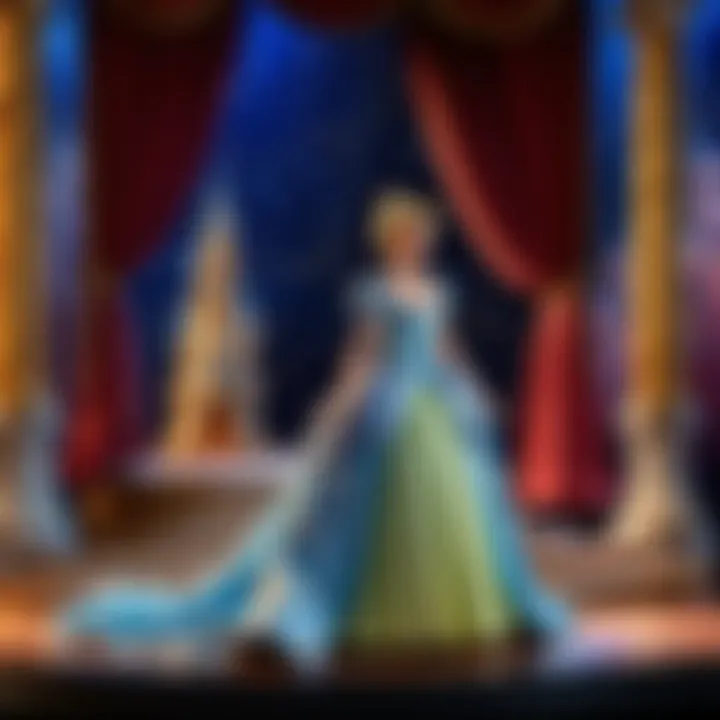 Mystical Stage Set for Cinderella's Musical Tale