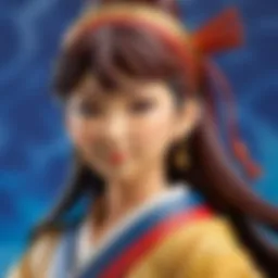 Detailed craftsmanship view of a Nagatoro figure