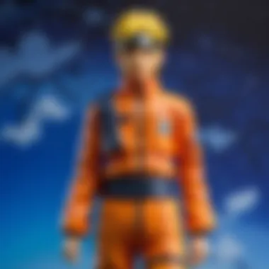 Craftsmanship in Naruto Paint Application Exquisite craftsmanship in Naruto paint application on merchandise
