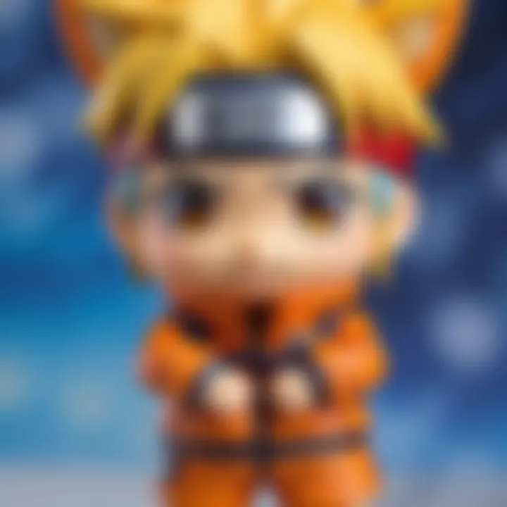 Playful Naruto Stuffed Animal with Chibi Features