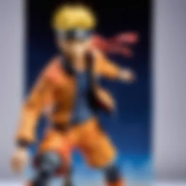 Intricate Naruto Anime Collectibles Intricate details of Naruto-themed anime collectibles